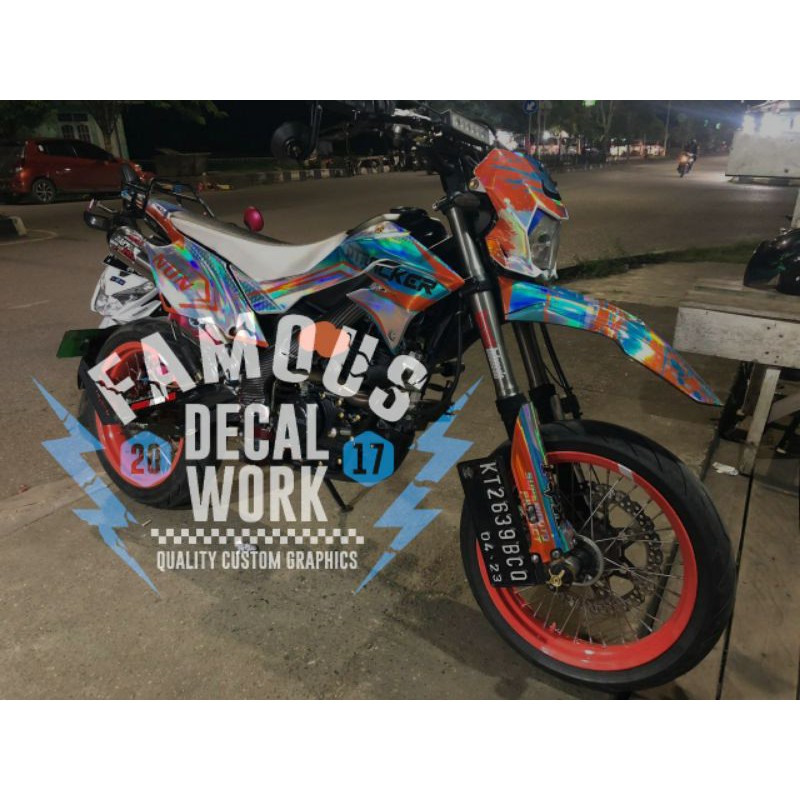 Dekal Sticker Dtracker Full Hologram