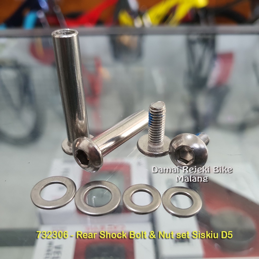 Rear shock bolt kit Polygon Siskiu D5 - baut rear shock