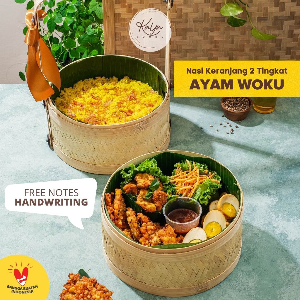 

NASI KERANJANG 2 TINGKAT - AYAM WOKU