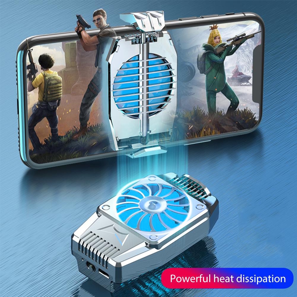 Cooling Pad Cooling Fan HP Gamepad Gaming Mobile Radiator Cooler Pendingin Handphone Fan Holder