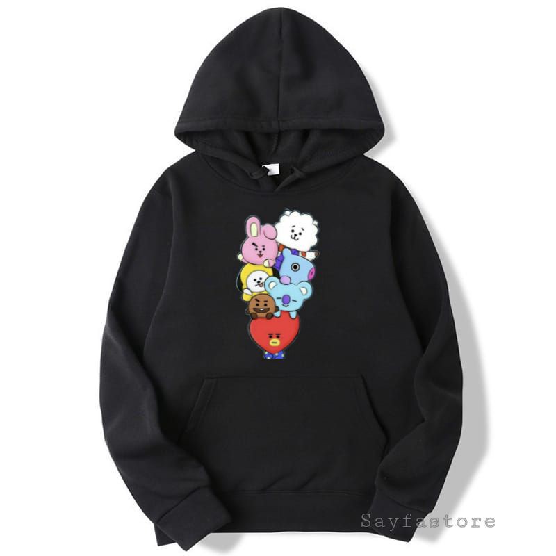 JAKET HOODIE ANAK BT BT21
