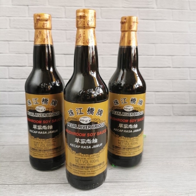 

KECAP JAMUR MUSHROOM PEARL RIVER BRIDGE / KECAP RASA JAMUR 600 ML