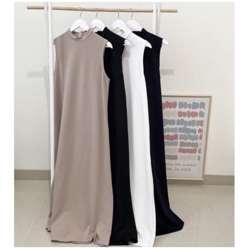 BASIC INNER DRESS TERLARIS - OOTD KEKINIAN - HIJAB STYLE - OOTD HIJAB - BAJU LEBARAN - HIJAB STYLE -