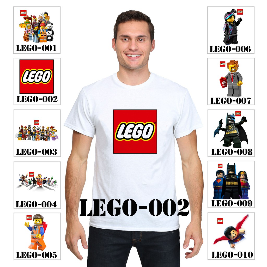 [FREE NAMA !!] Kaos Lego The Movie Dewasa