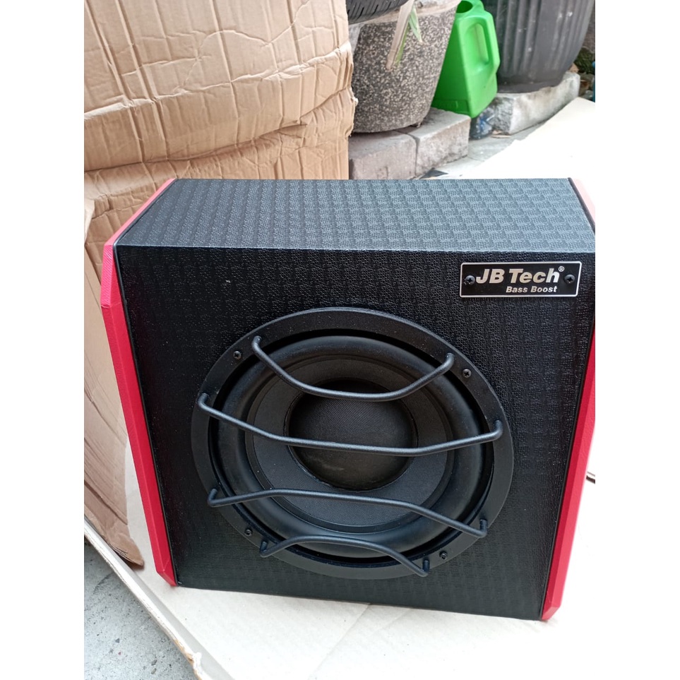 Subwoofer Aktif JB-Tech JT-108 BassTube Kotak / Bass Box Aktif 10 Inch / Basstube Petak Aktif / Subwoofer Aktif Bass Box JB Tech