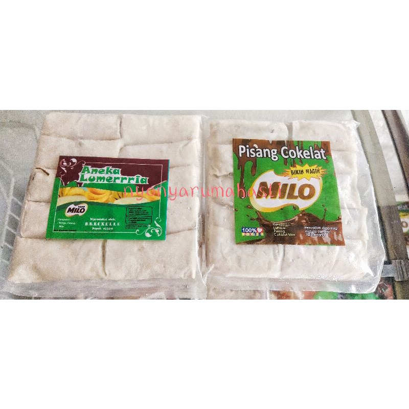 

Piscok Pisang Coklat Milo