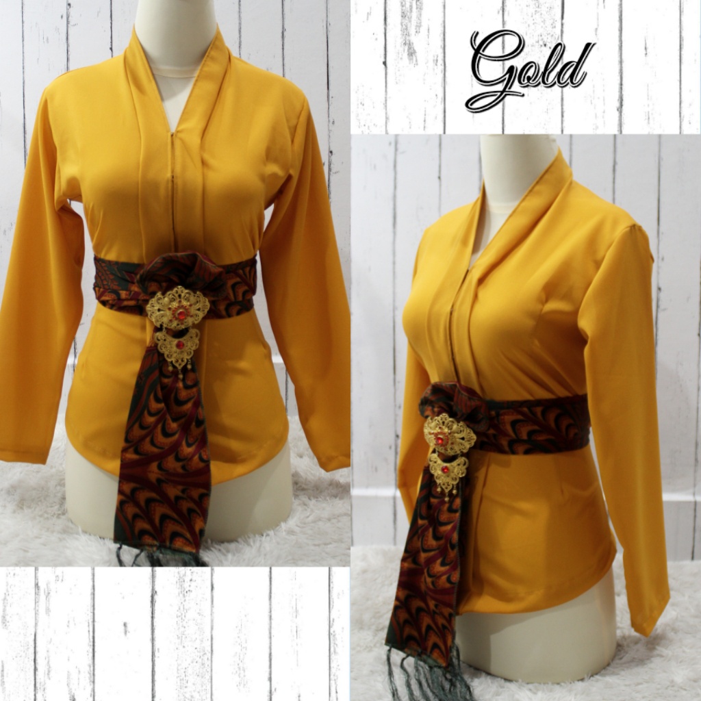 Kebaya Bali / Kebaya Kartini Polos / Kebaya Moscrepe (Soft Collection)