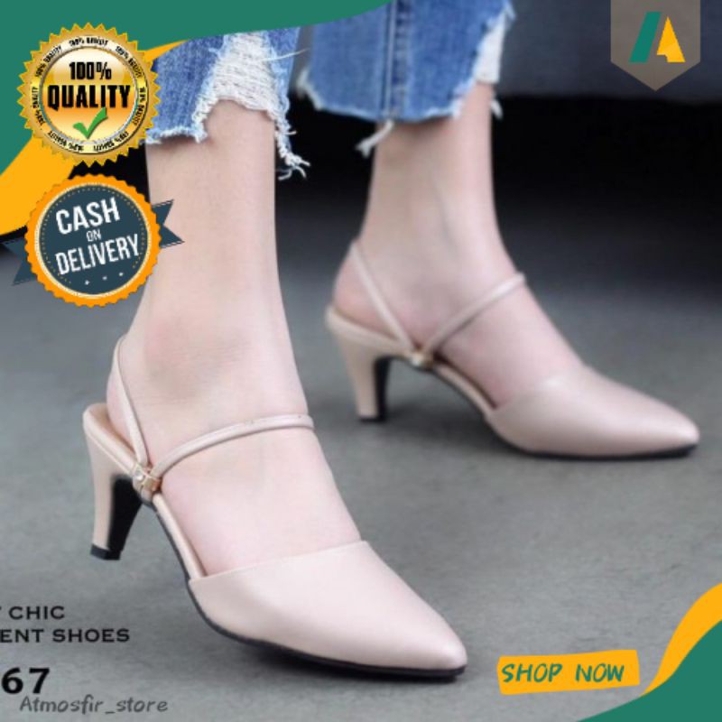 SEPATU SANDAL HIGH HEELS WANITA KERJA KONDANGAN TERBARU SPATU HAK