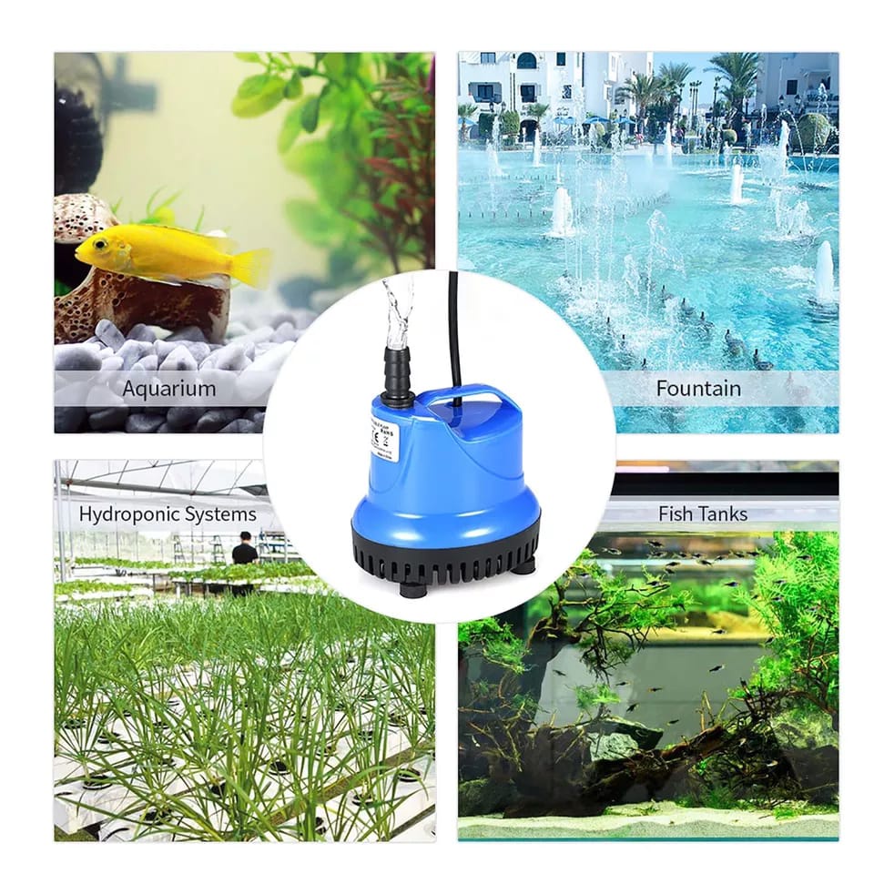 Mesin Pompa Submersible Kolam Celup Sedot Sibel Tahan Air - 25W 1500L/H