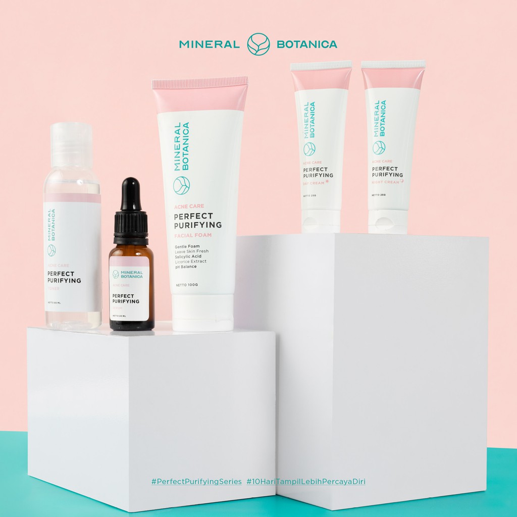 mineral botanica acne care perfect purifying facial foam
