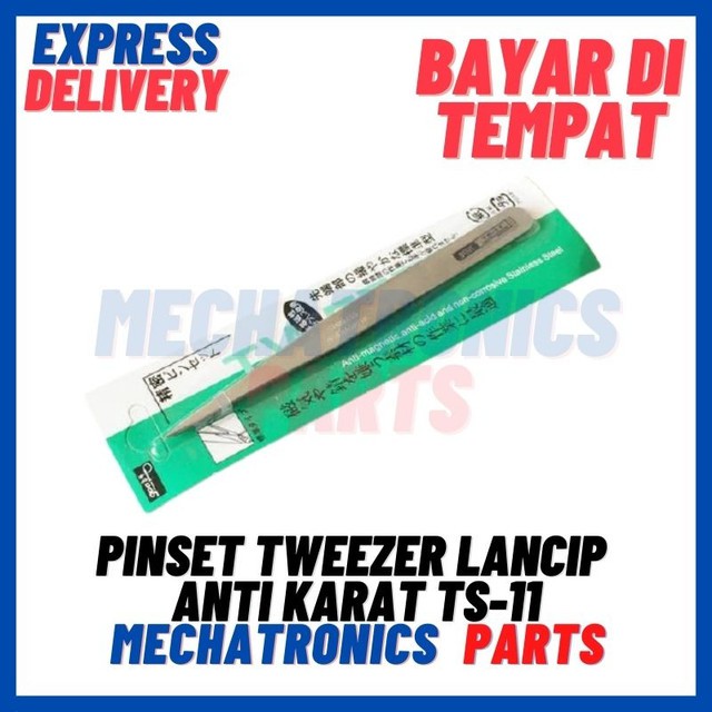 [SOC-9103] PINSET TWEEZER LANCIP ANTI KARAT TS-11