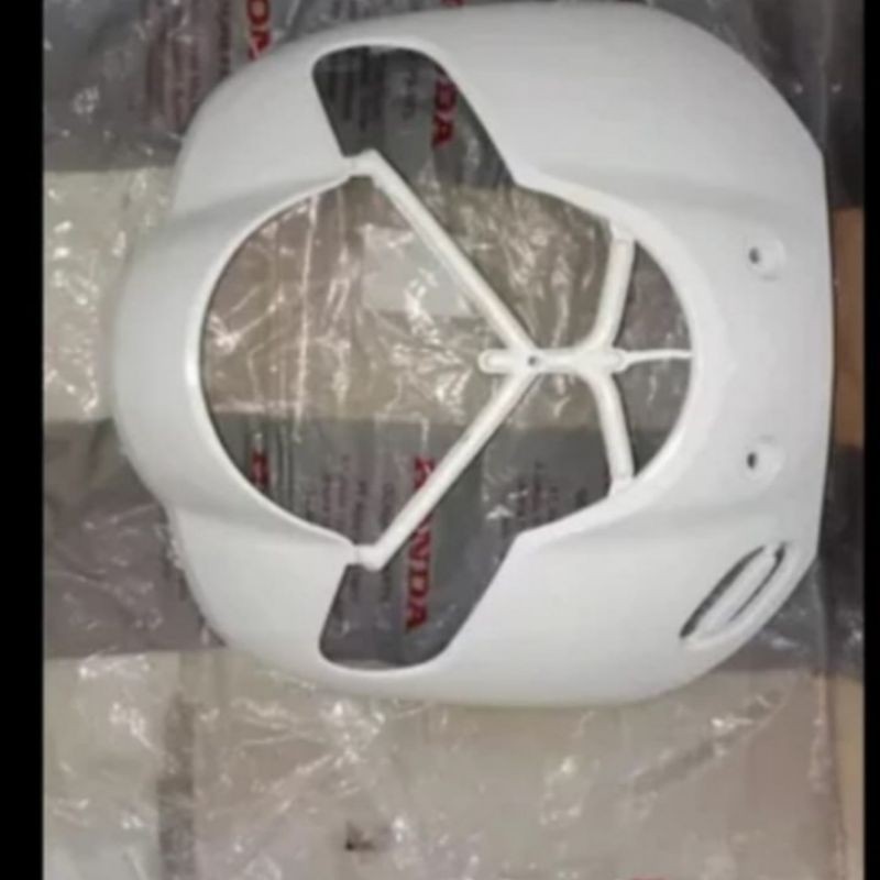 panel depan tameng reflektor scoopy new esp k93 putih mutiara