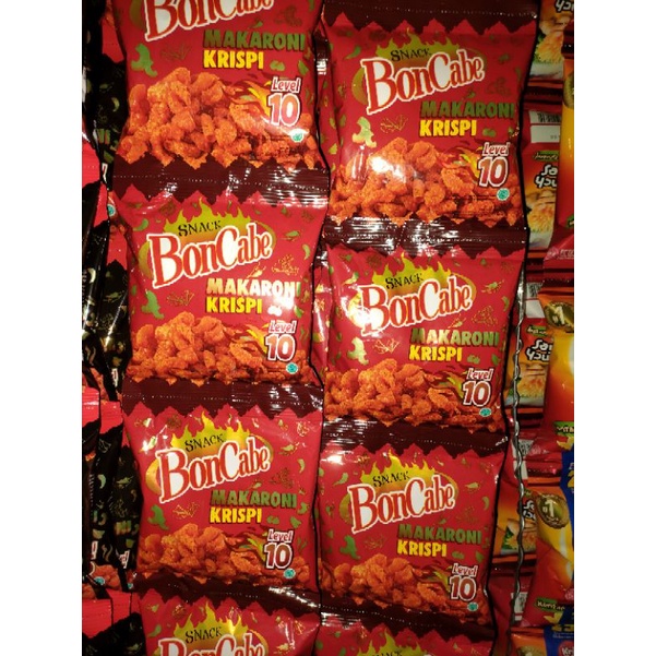 Bon Cabe Makaroni Snack Renceng isi 10 pcs