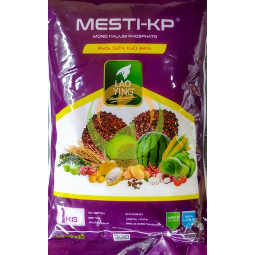 Pupuk MKP MESTI-KP Cap Lao Ying 1 Kg