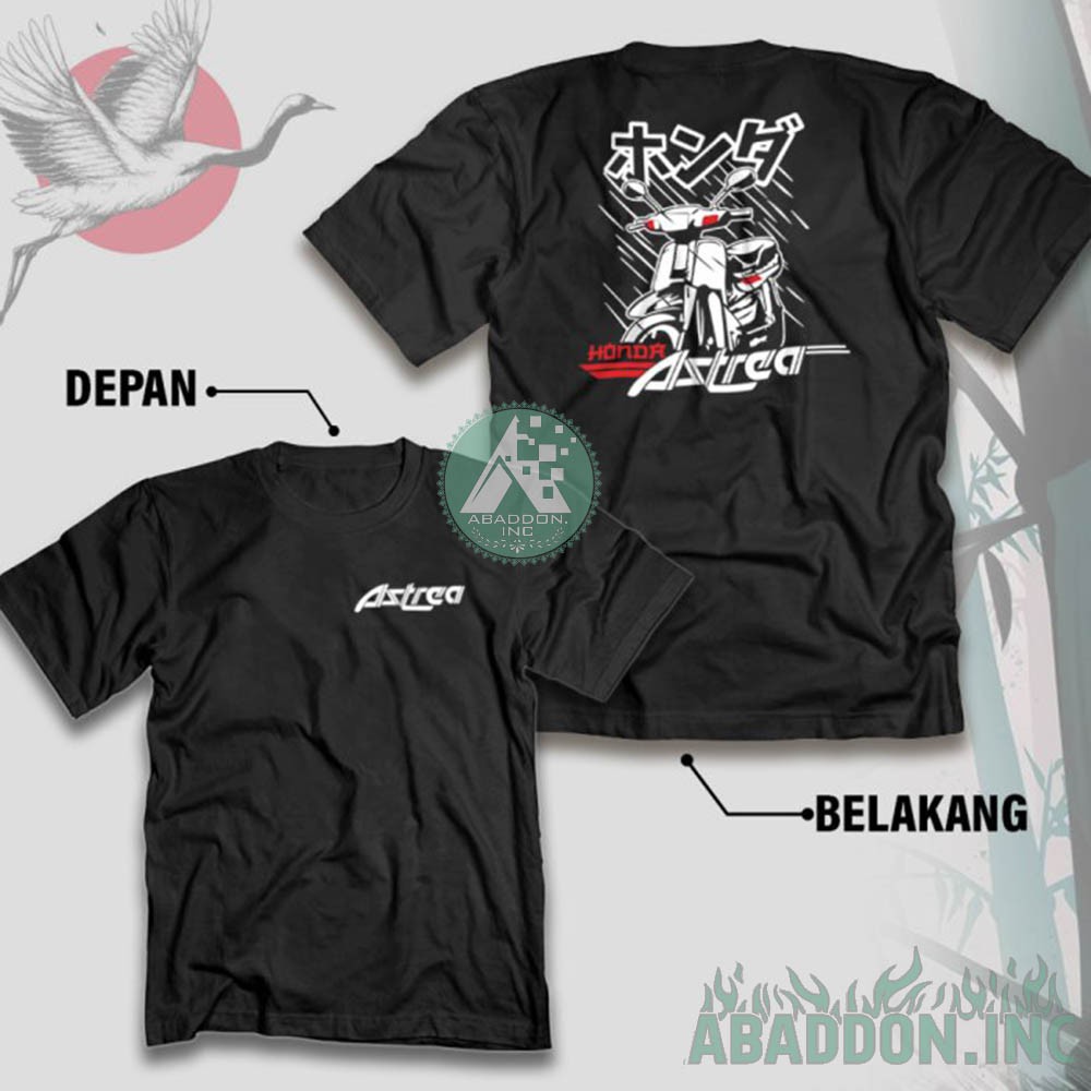 Kaos Baju Astrea Grand Japan Style Motor Classic Prima Legenda Tshirt Racing Honda Gank - 7570