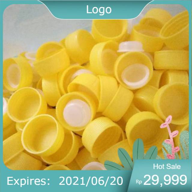 Tutup botol plastik marjan uc 1000 pop up luar dalam