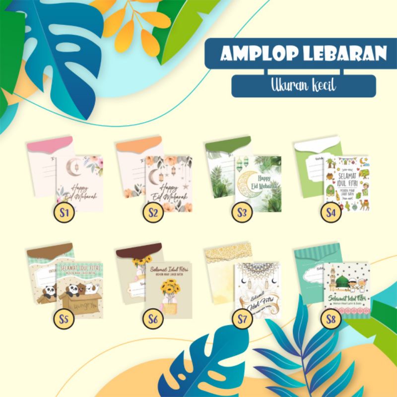 

Amplop Angpao Lebaran Amplop Uang Lebaran Motif / Karakter isi 10