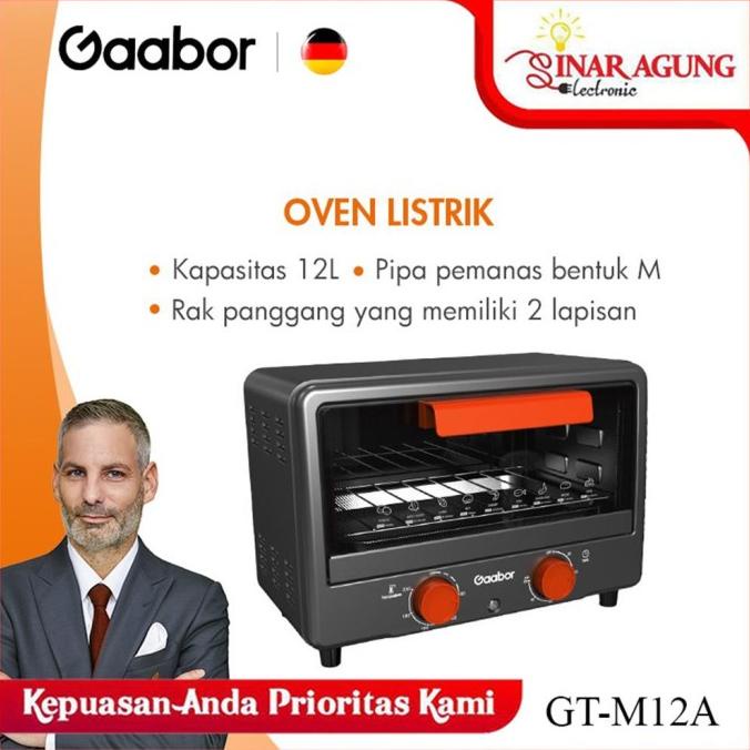 GAABOR OVEN LISTRIK ALAT DAPUR ELECTRIC MICROWAFE MULTIFUNTION GT-M12A