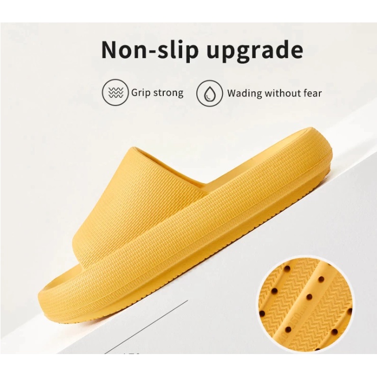 Sandal Rumah Berkualitas Sandal Kamar Mandi Berbahan Empuk Sandal Karet Wanita Pria Couple-1