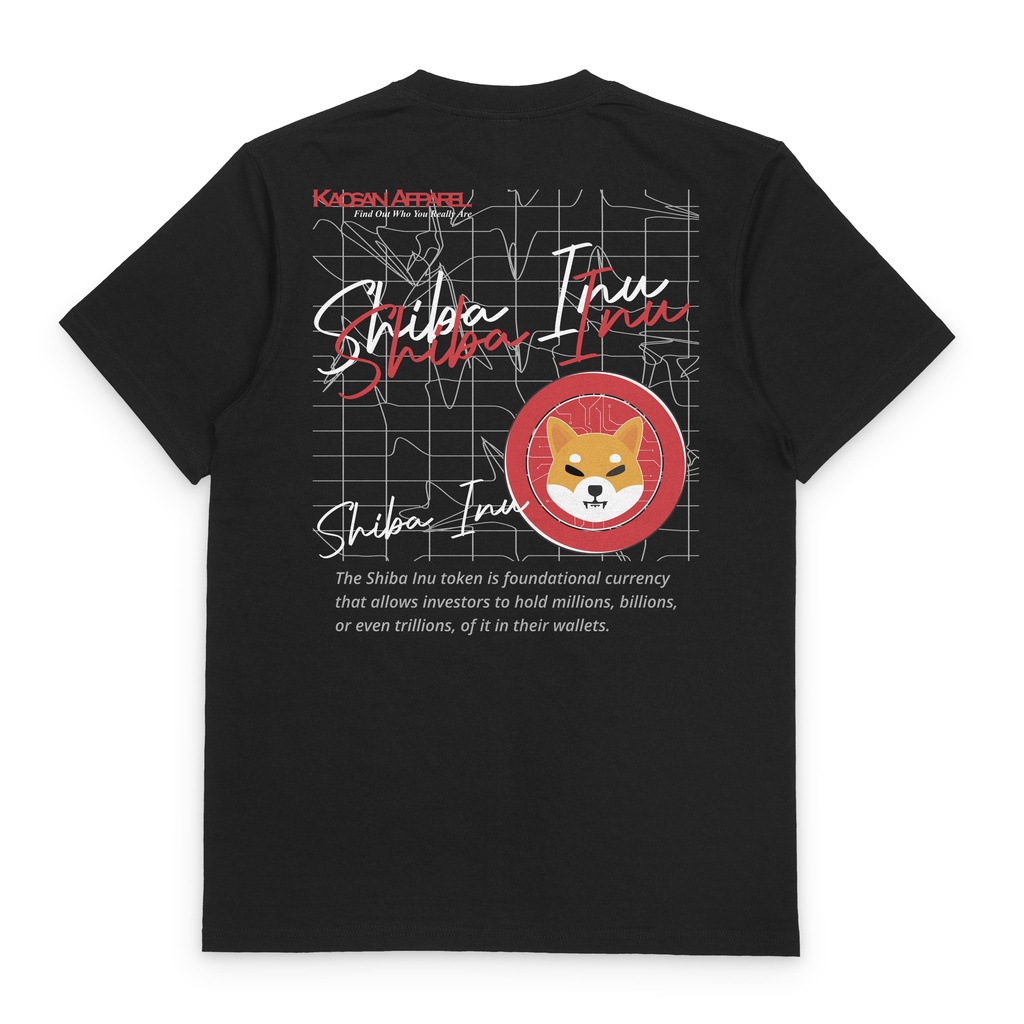 Premium Kaos Crypto " Shiba Inu Streetwear" - Kaos Crypto / Kaos Shiba Inu / Kaos Crypto Shiba Inu /