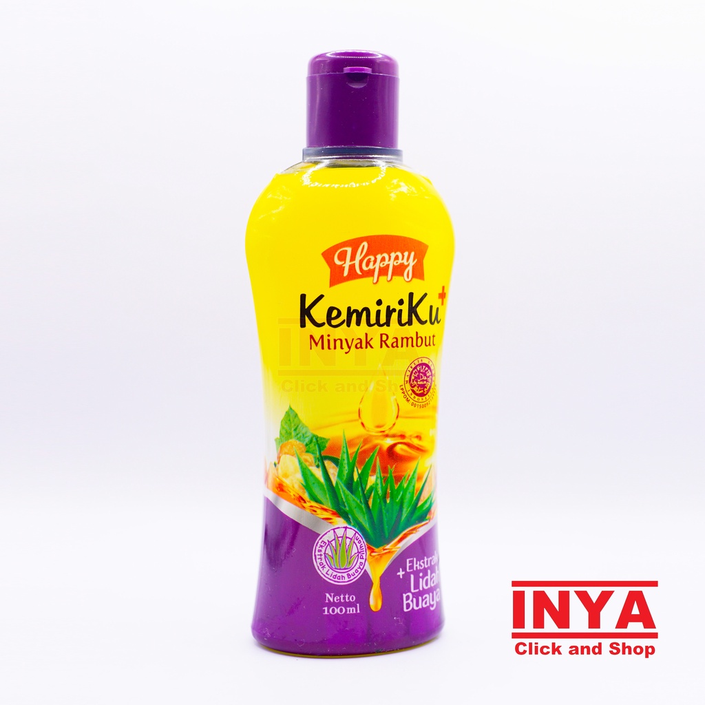 HAPPY KEMIRIKU EKSTRAK LIDAH BUAYA 100ml - Minyak Kemiri