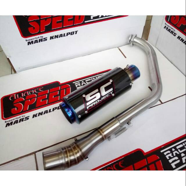 Knalpot SC project Austin racing Underbelly Kolong R15 V3 V2 CBR 150R