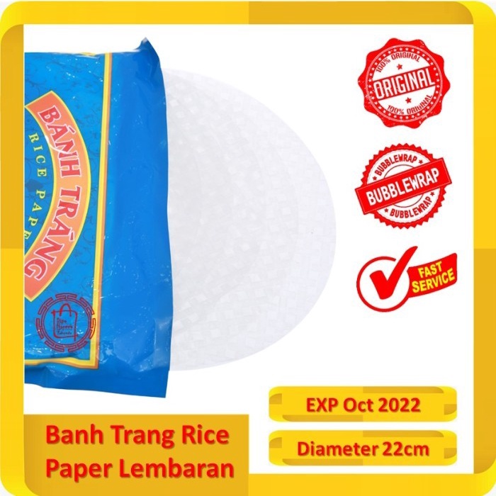 Banh Trang Bich Chi Vietnam Rice Paper 22 cm (15 LEMBAR)