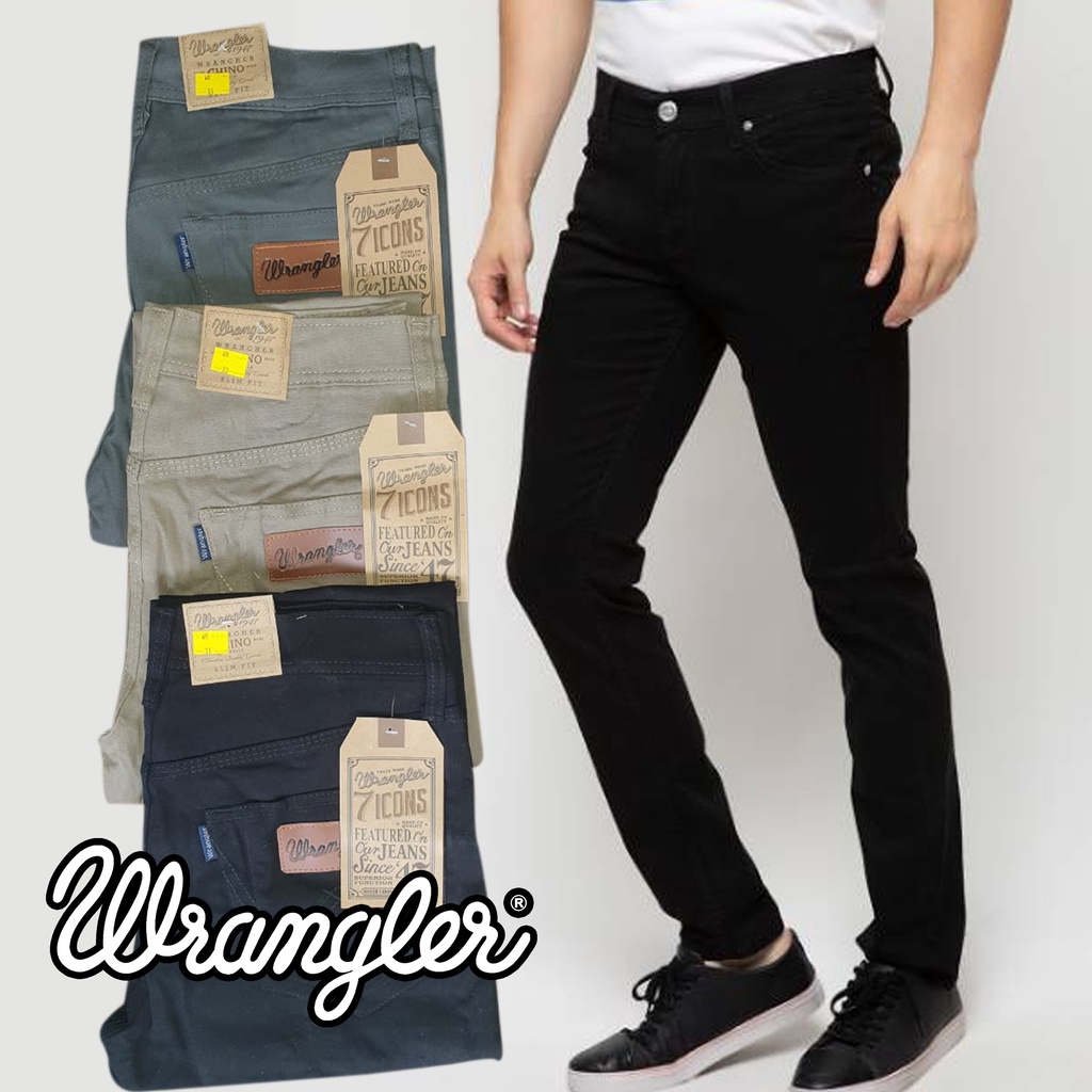 Wrangler chinos panjang  selved premium slimfit terbaru 2022