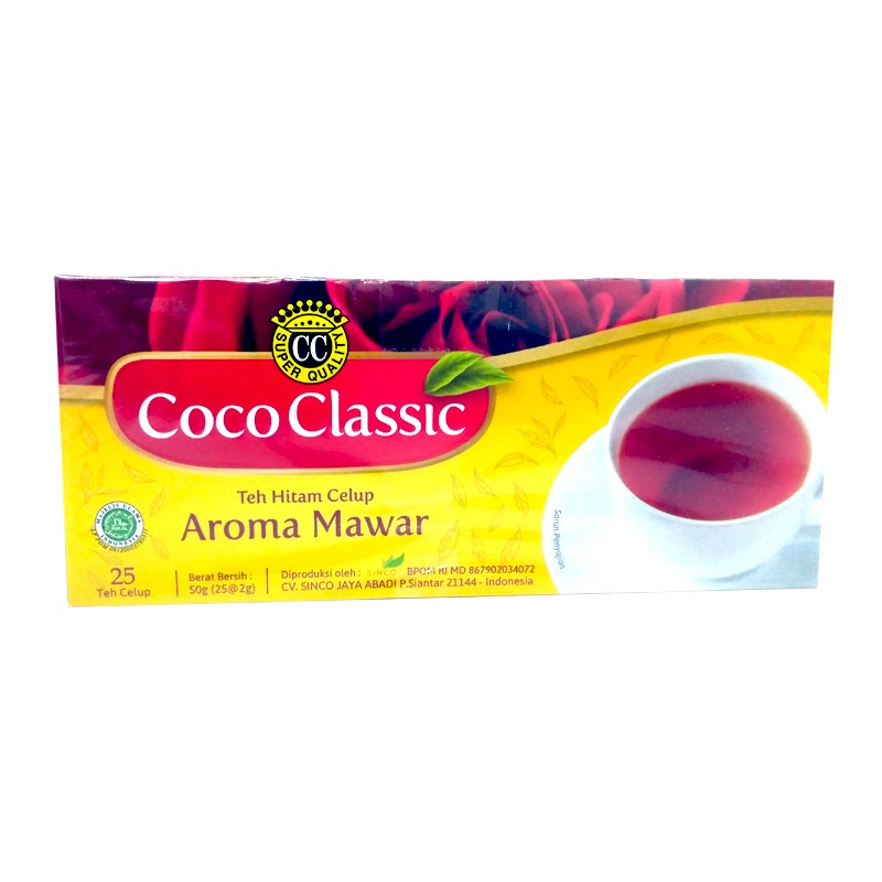 

Coco Classic Teh Celup Mawar 50Gr