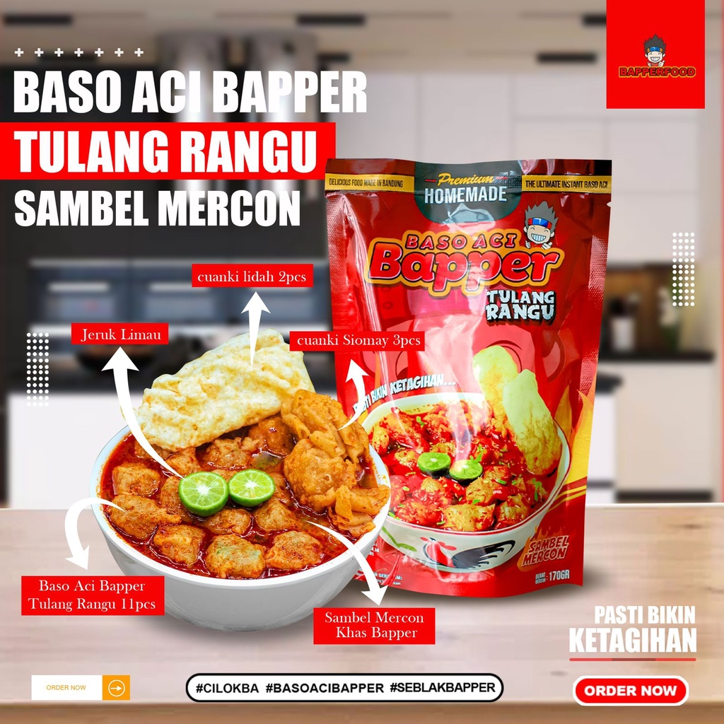 

Baso Bapper Termurah Baso Aci Tulang Rangu