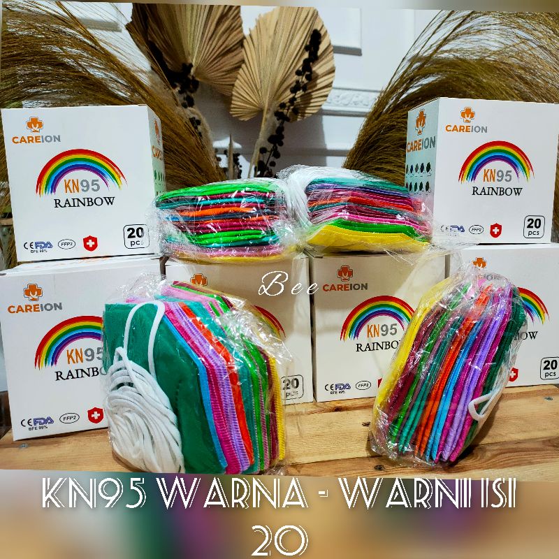 KN95 warna warni