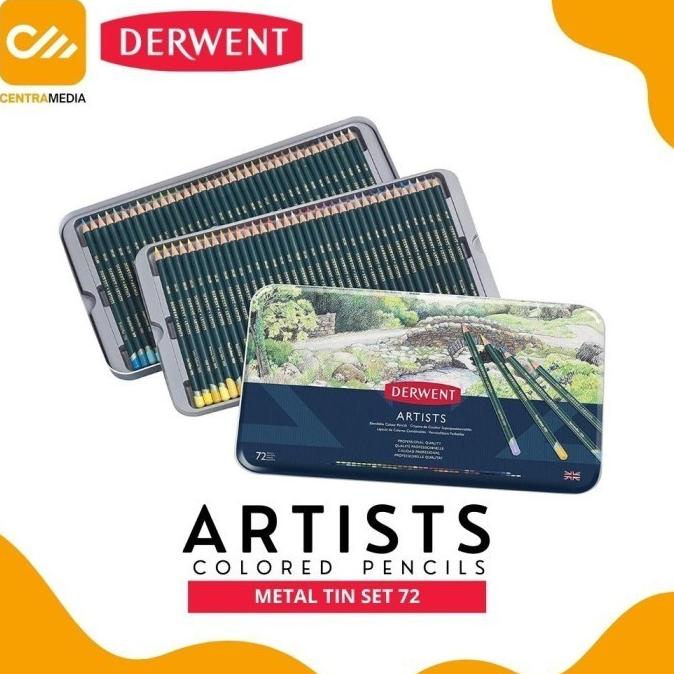 

PENSIL WARNA GAMBAR DERWENT ARTISTS 72 PENCIL COLOR METAL TIN SET DSF5456465