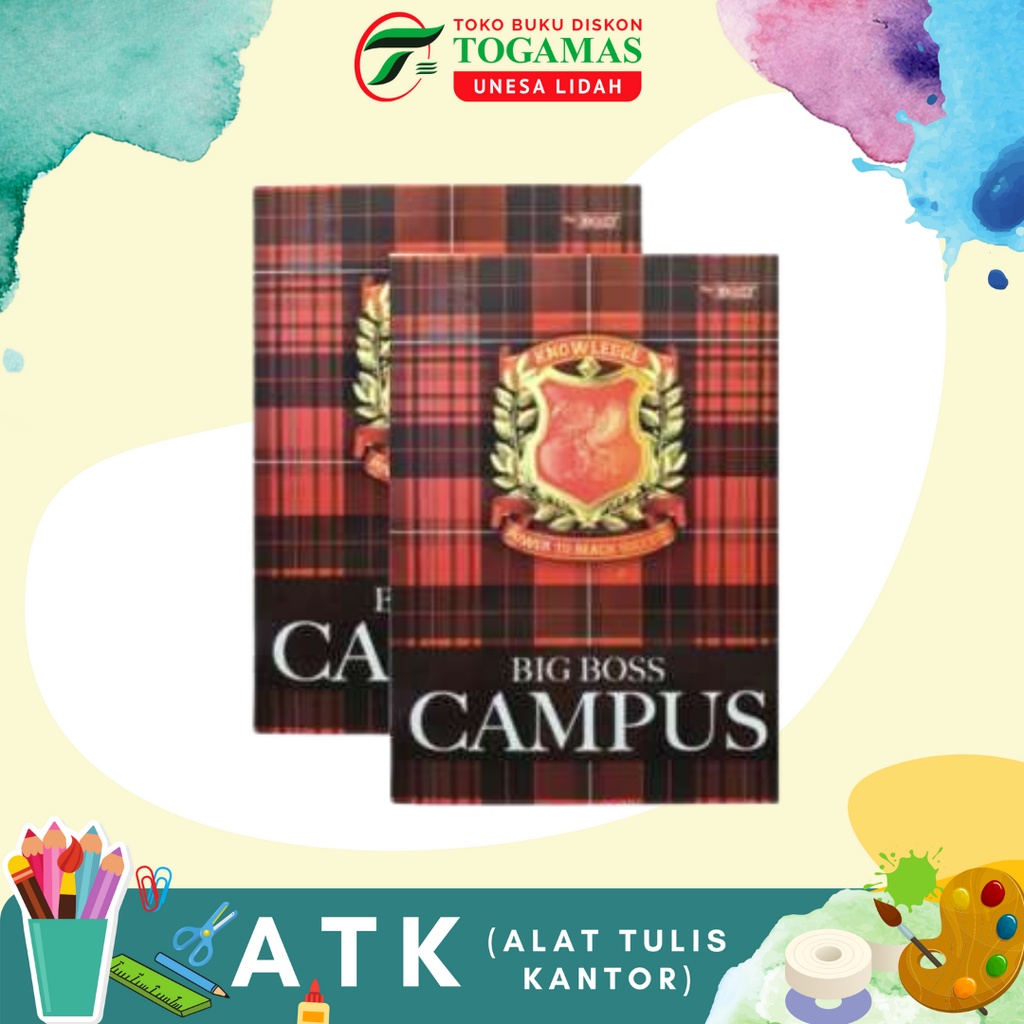 

BUKU TULIS BBO EB 36 CAMP @10 BIG BOSS / READY STOCK