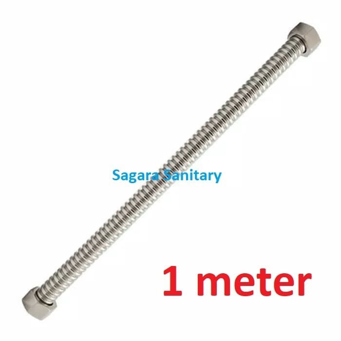 flexible kaku air panas 100cm / pipa air panas untuk water heater