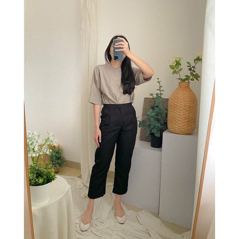 KANON - Ofisu Basic Pants - Celana bahan kantor pensil wanita