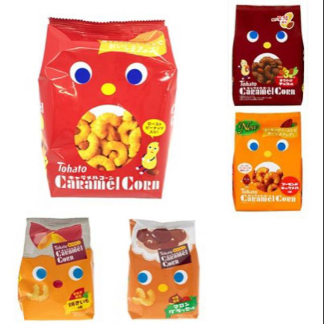 

Tohato Chocolate Caramel Corn Snack Japan Snek Jepang
