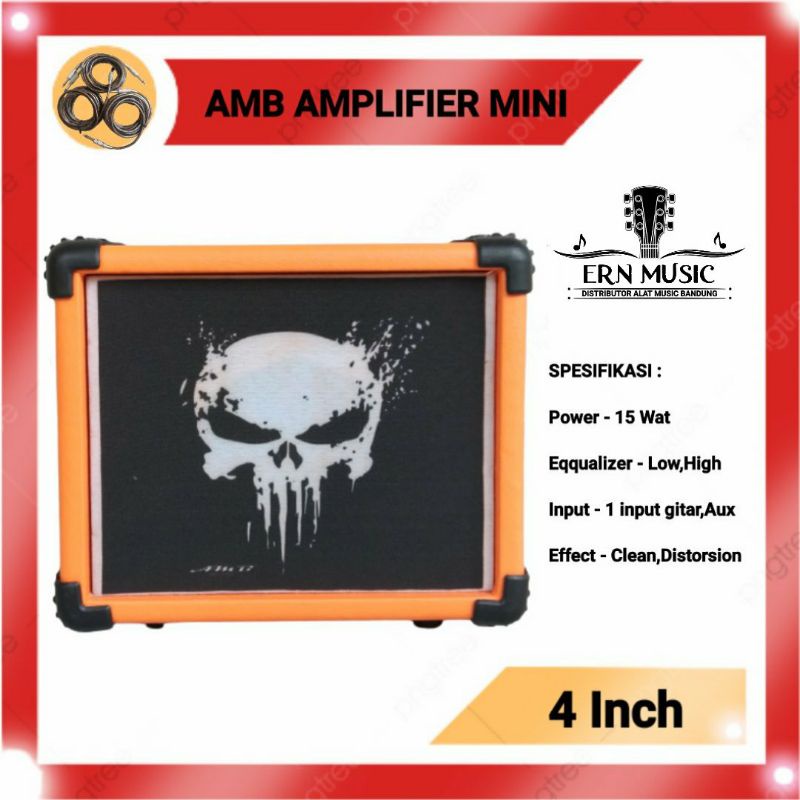 Ampli Gitar mini Ampli kamar Sudah Distorsi