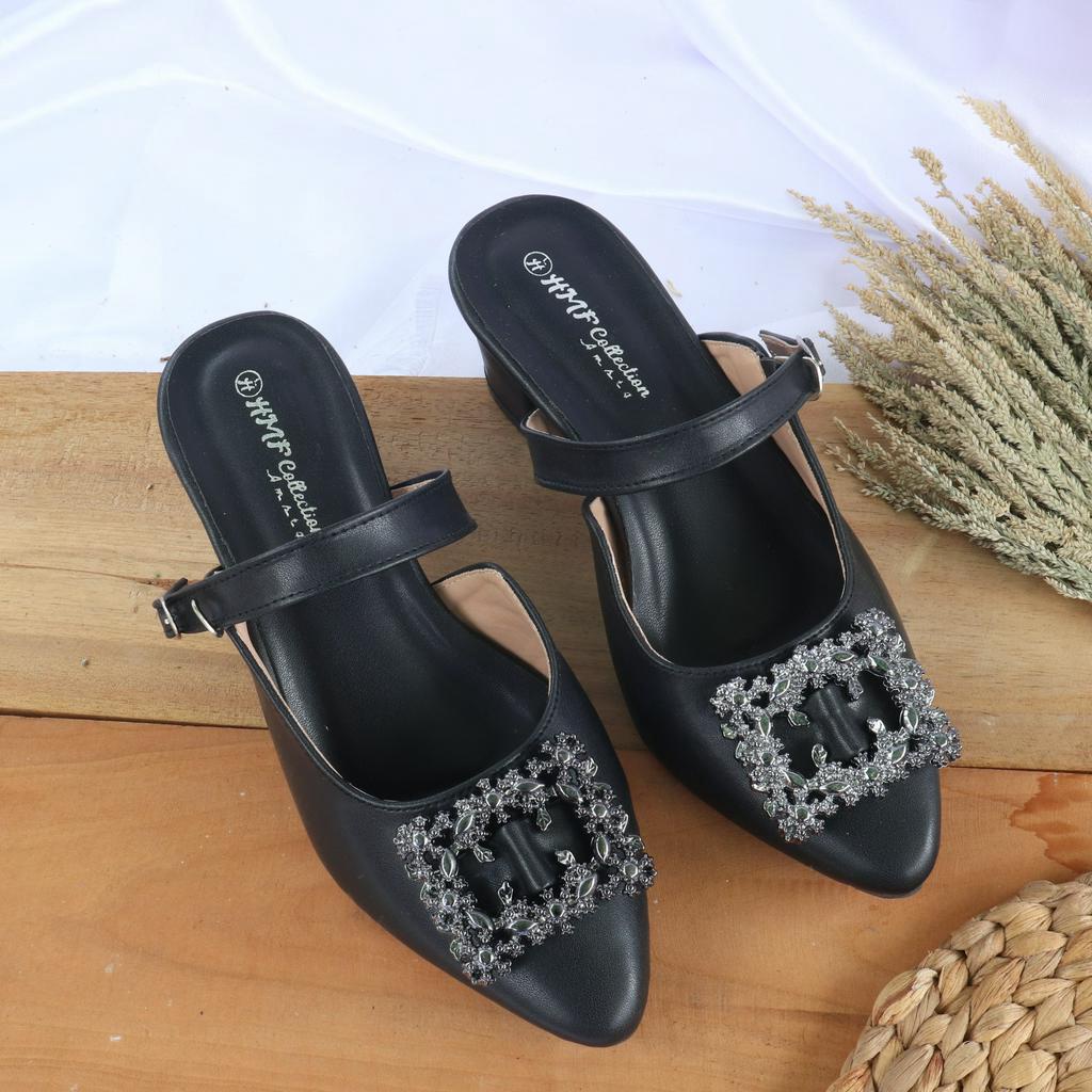 HMF Astriy Heels Mules Wanita RD17