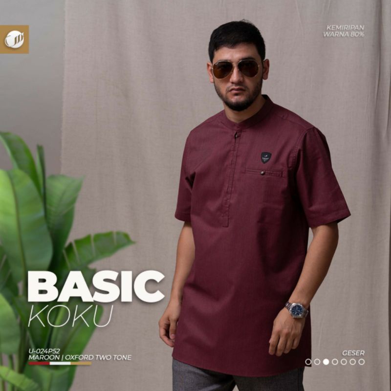 NEW ATASAN KOKU BASIC SAMASE U-024P LENGAN PENDEK