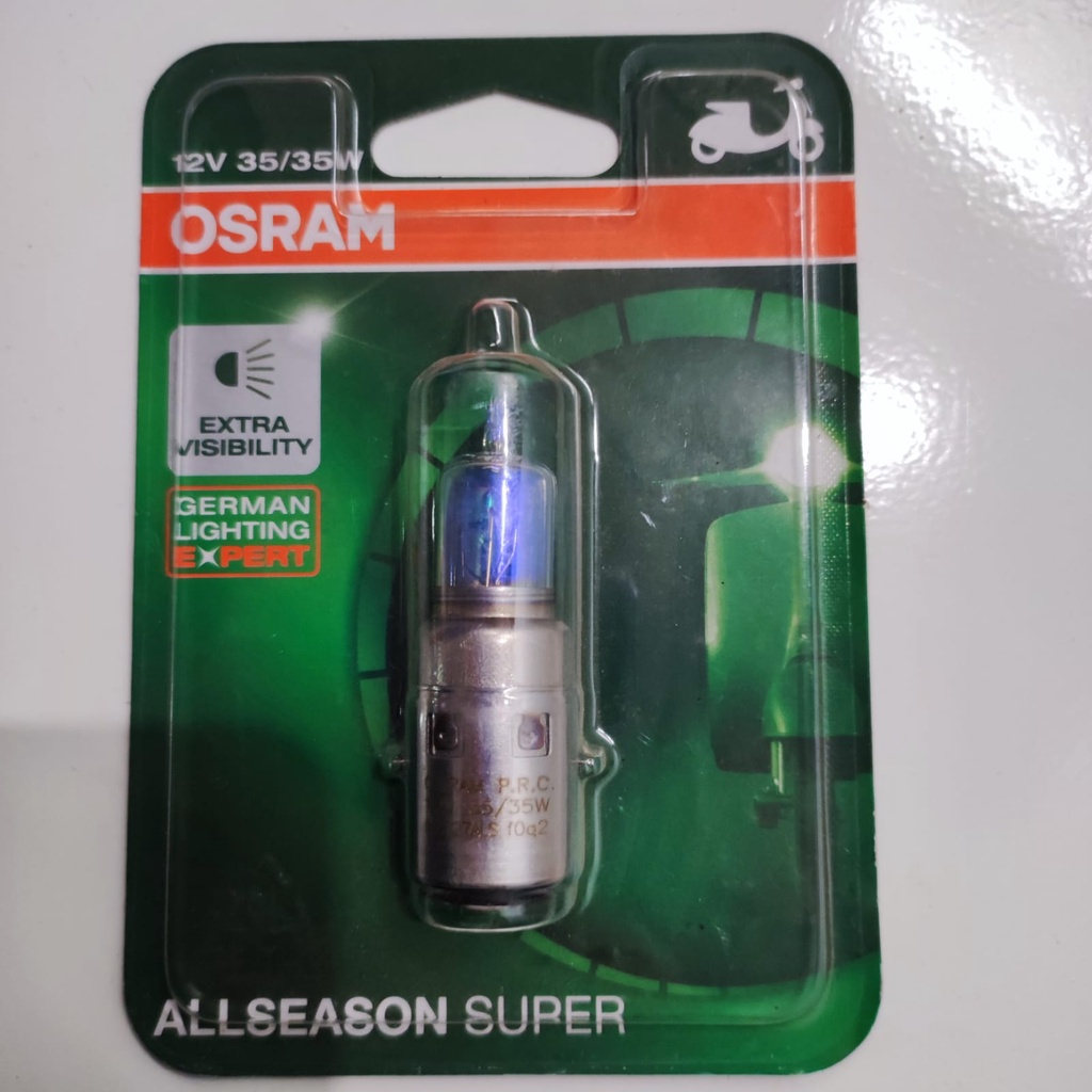 Lampu Motor Osram Vespa 62327ALS All Season Super 12v 35w