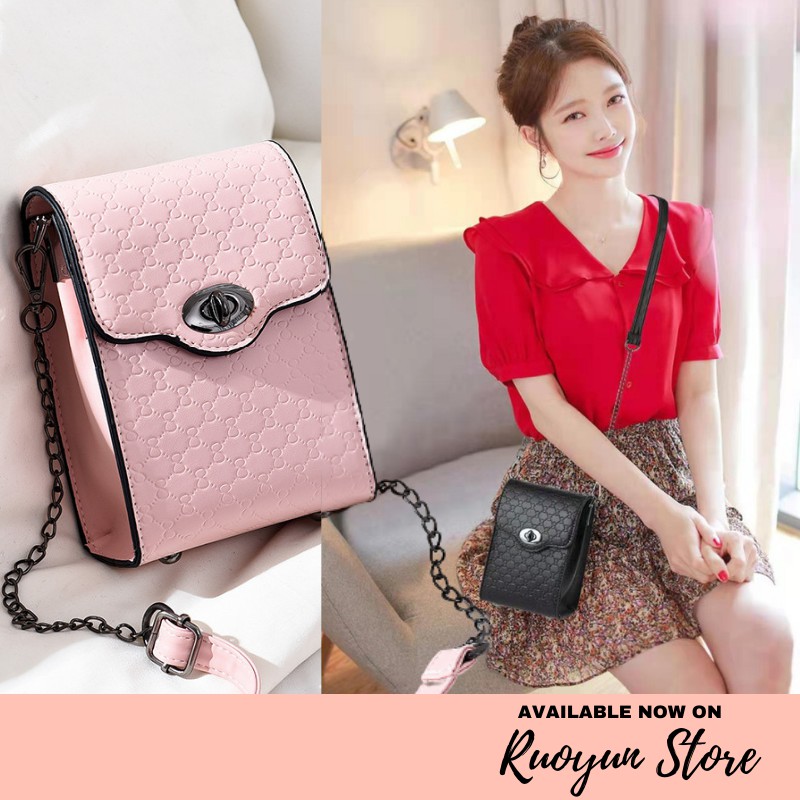 RYX -  Hicky Square Tas Selempang Korea Fashion Casual - Ori Import