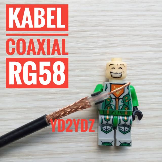 kabel coaxial antenna rg-58 digital pro rg58 ecer meteran meter antena antenna 1meter digitalpro