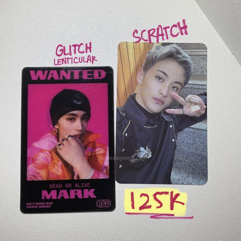 PC POCA PHOTOCAR MARK LEE GLITCH MODE GLIMO PHOTOBOOK PB SCRATCH GLITCH LENTI LENTICULAR NCT DREAM