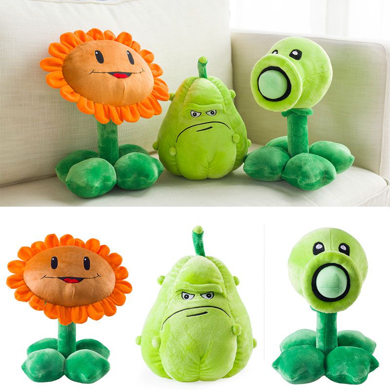 Vs. Zombies Tanaman Bunga Matahari Melon Kacang Mainan Mewah Boneka Lembut Anak Boneka Hadiah