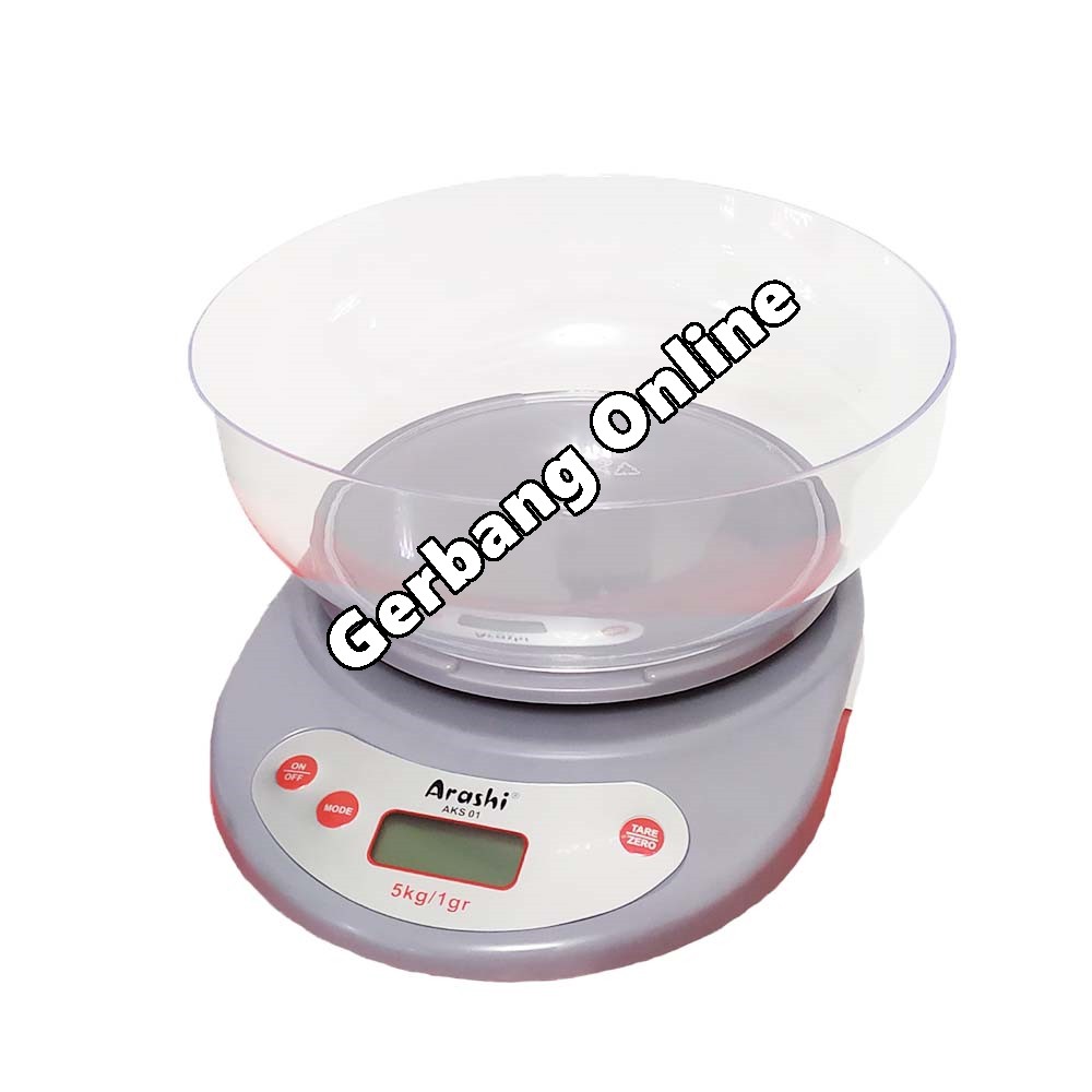 Timbangan Dapur Digital AKS01 Kitchen Scale Mangkok Kue 5Kg 5 KG Auto OFF