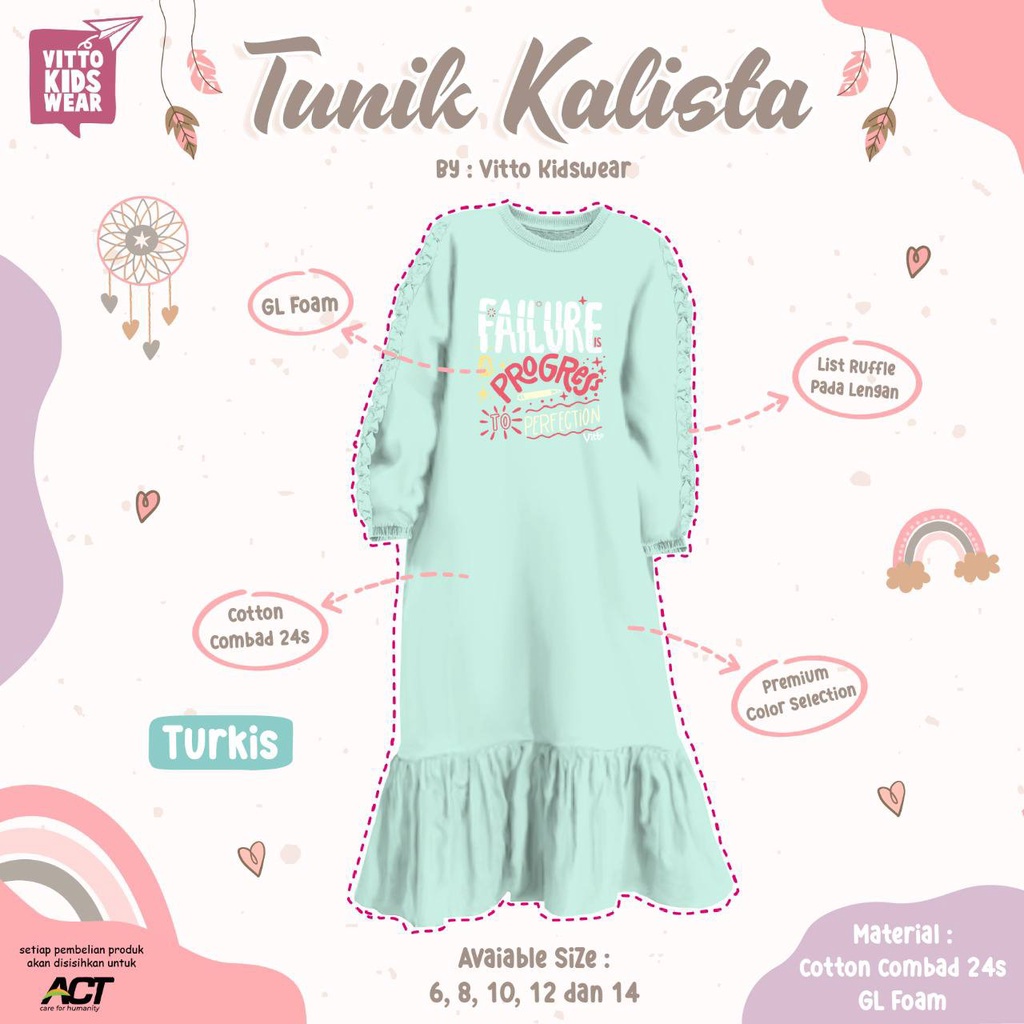 Tunik anak Kalista by Vitto