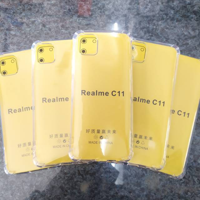 Softcase REALME C11 Anticrack Blackmatte autofocus Case Koper Flip Cover