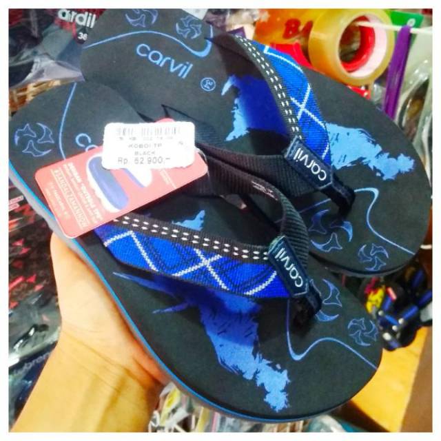 Sandal jepit carvil anak laki laki