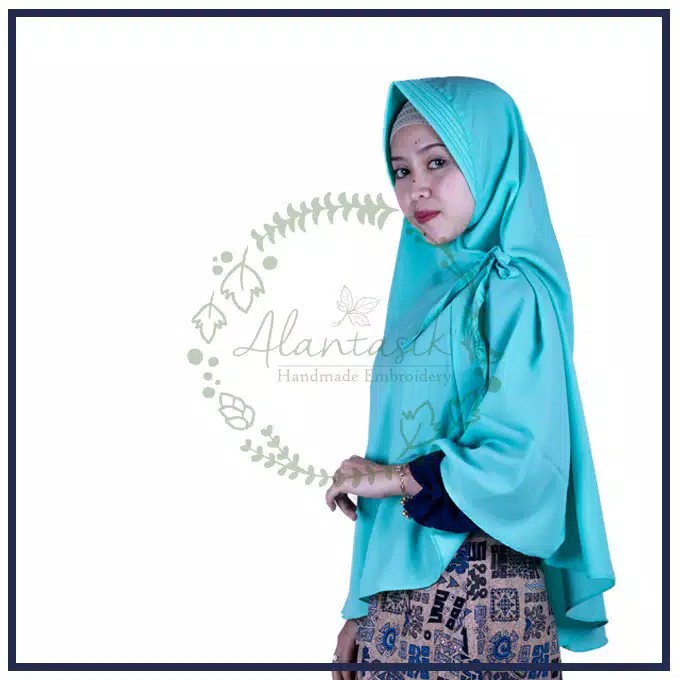 Alantasik - Pet antem jilbab aurora L  wolpeach  / jilbab  hijab wolfis jumbo R.25