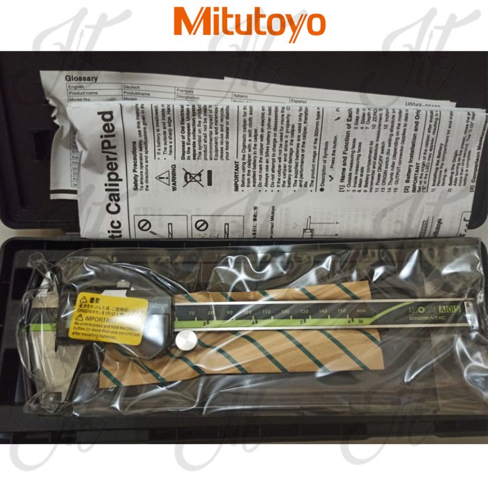 

Mitutoyo Sigmat Digital / Jangka Sorong Digital 6" 150 Mm Japan